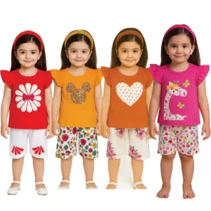 ৪টি গার্লস টপ টি শার্ট