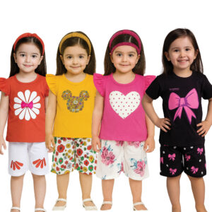 ৪টি গার্লস টপ টি শার্ট